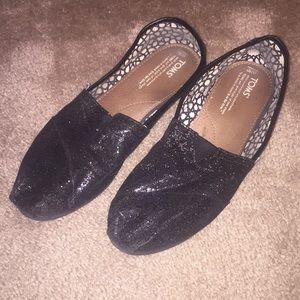 Toms glitter classic size 10